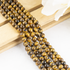 Tiger eye Faceted Beads, Crystal Beads for Jewelry.  DestGlow