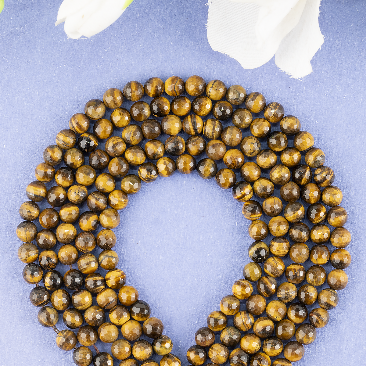 Tiger eye Faceted Beads, Crystal Beads for Jewelry.  DestGlow