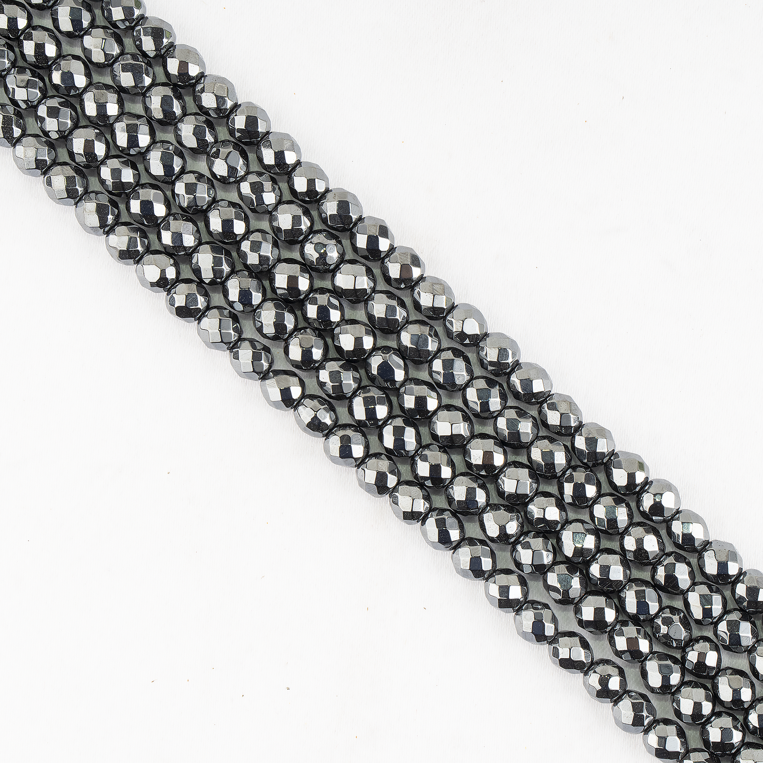 Hematite Faceted Beads, Crystal Beads for Jewelry.  DestGlow
