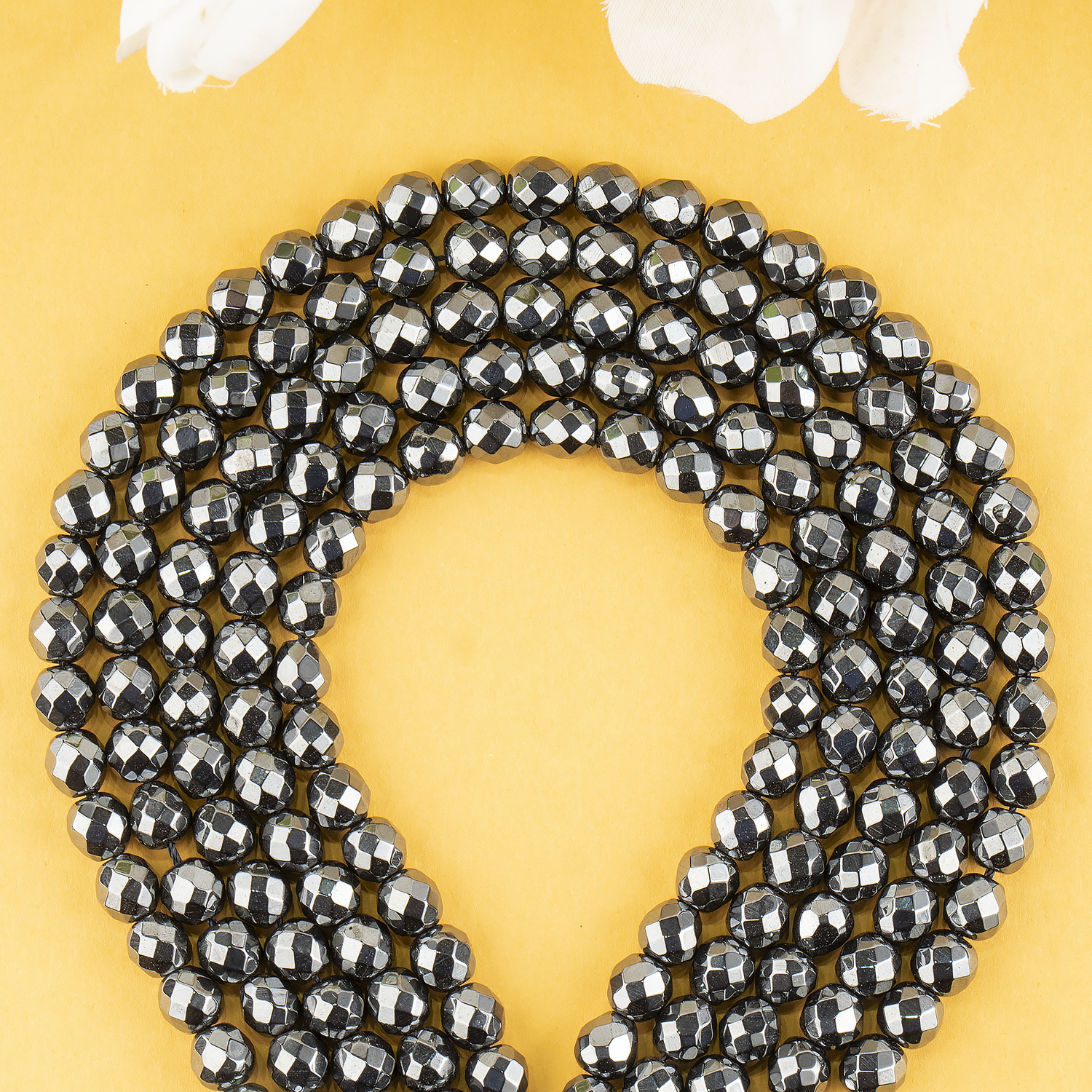 Hematite Faceted Beads, Crystal Beads for Jewelry.  DestGlow