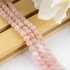 Rose Quartz Faceted Beads, Crystal Beads for Jewelry.  DestGlow