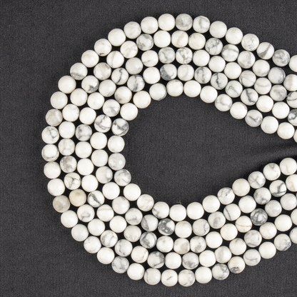 Howlite Faceted Beads, Crystal Beads for Jewelry  DestGlow