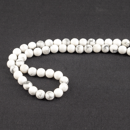 Howlite Faceted Beads, Crystal Beads for Jewelry  DestGlow