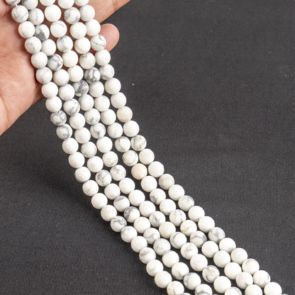 Howlite Faceted Beads, Crystal Beads for Jewelry  DestGlow