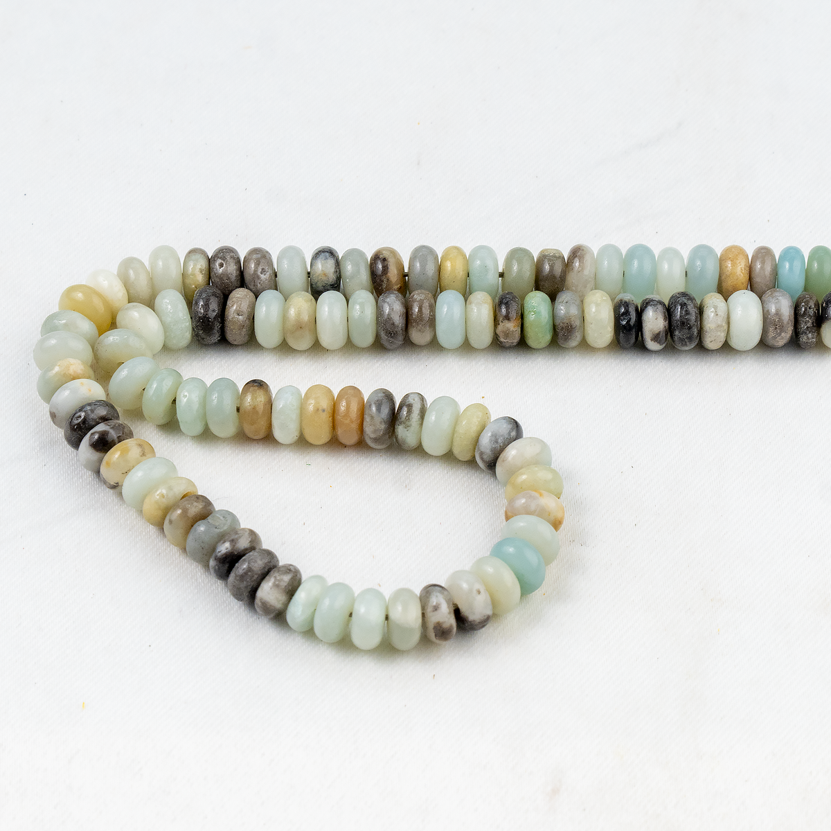 Multi Amazonite Rondelle Beads, Crystal Beads for Jewelry.  DestGlow