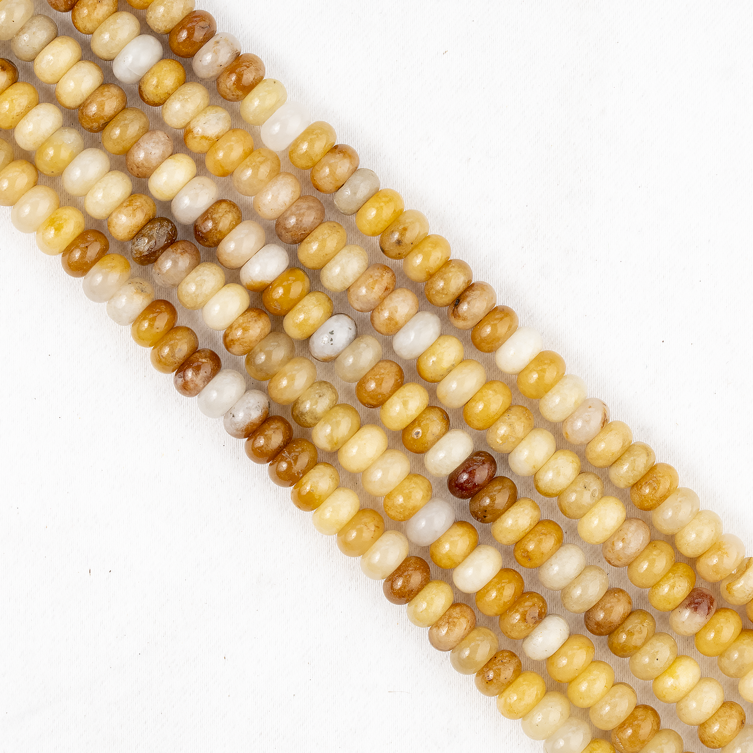 Yellow Aventurine Rondelle Beads, Crystal Beads for Jewelry.  DestGlow