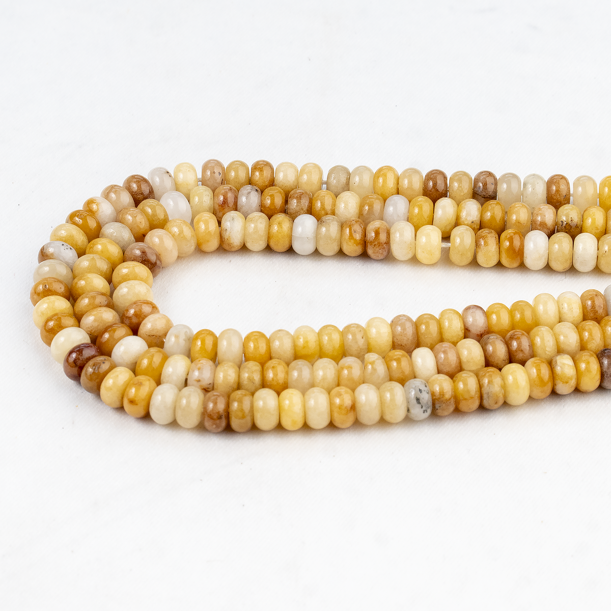 Yellow Aventurine Rondelle Beads, Crystal Beads for Jewelry.  DestGlow
