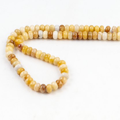 Yellow Aventurine Rondelle Beads, Crystal Beads for Jewelry.  DestGlow