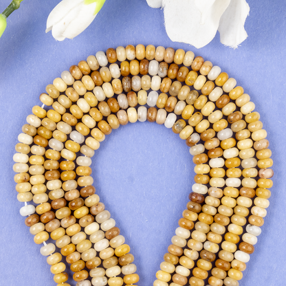 Yellow Aventurine Rondelle Beads, Crystal Beads for Jewelry.  DestGlow