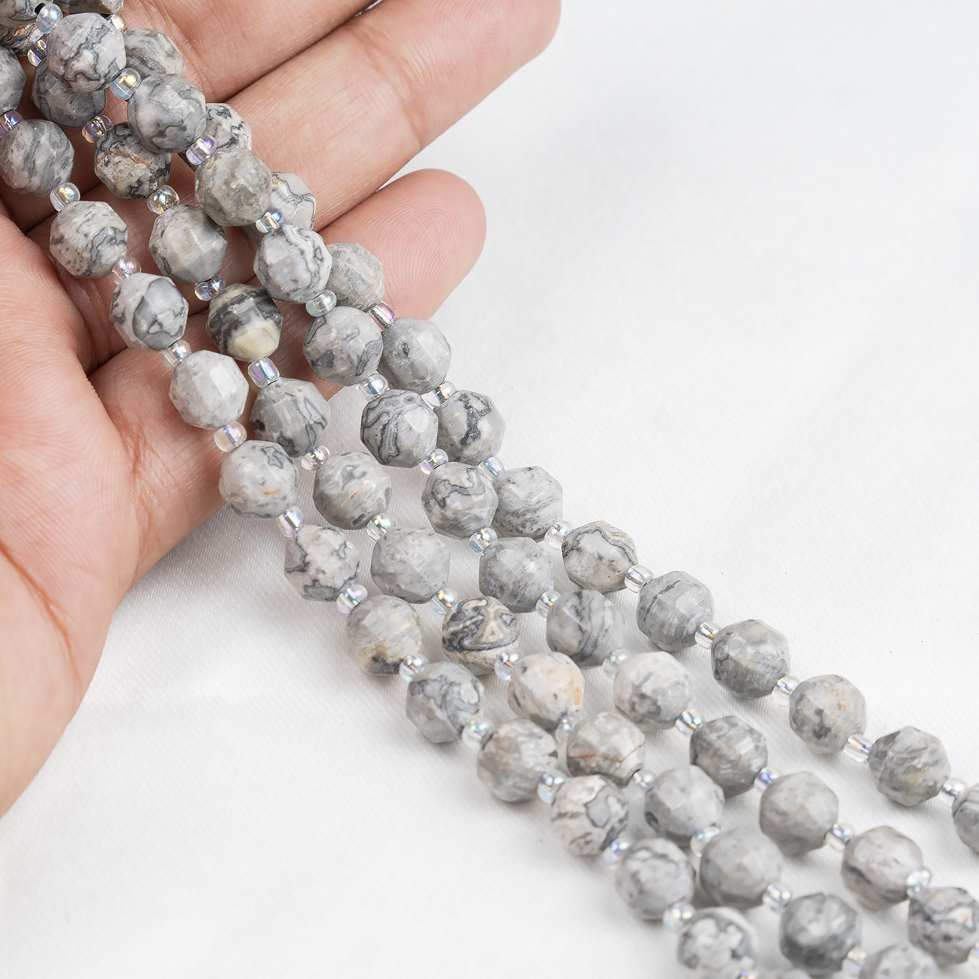 MAP Faceted Prism Cut Beads For Jewelry Making