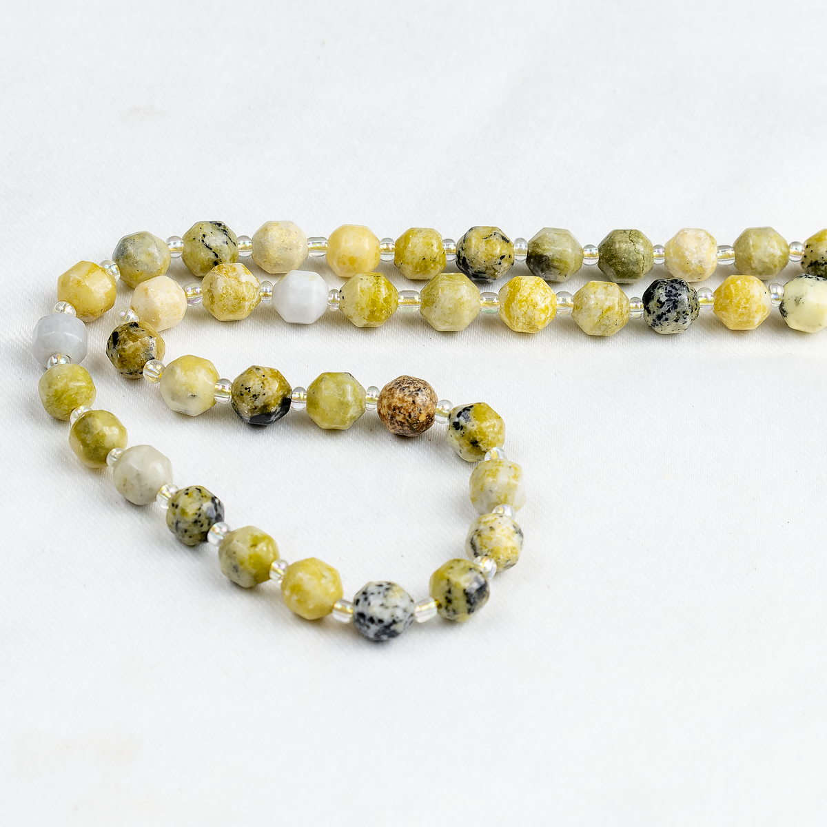 Serpentine Faceted Prism Cut Beads For Jewelry Making