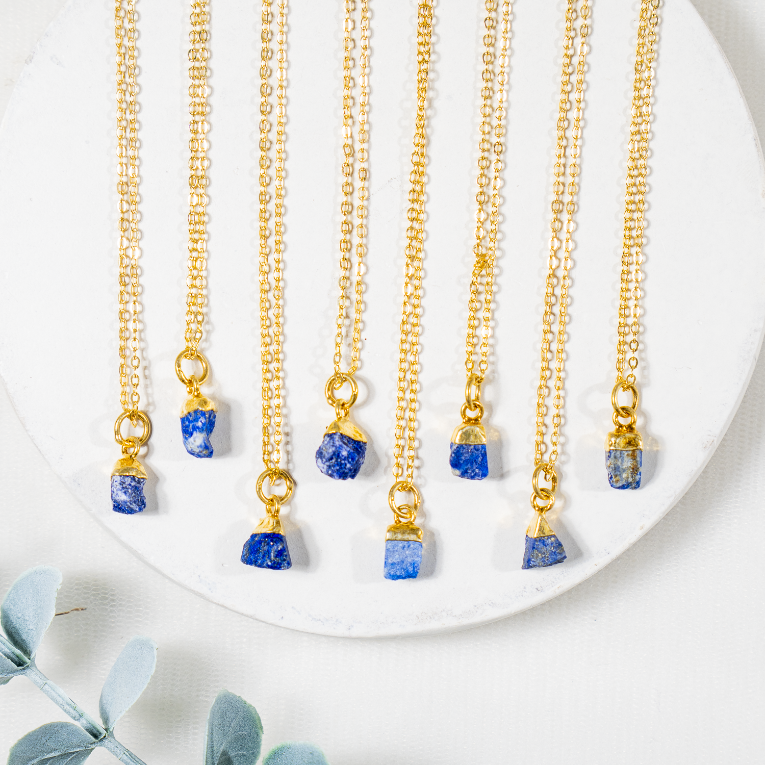 Lapis Lazuli Raw Crystal Necklace, Raw Gemstone Necklace.  DestGlow
