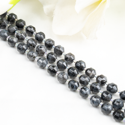 Larvikite Faceted Prism Cut Beads For Jewelry Making