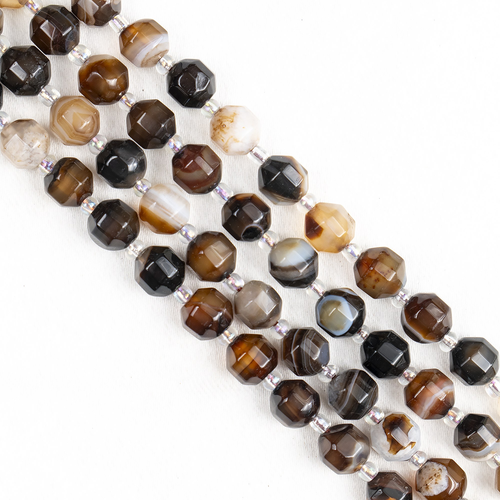 Black Sulemani Faceted Prism Cut Beads – For Jewelry Making