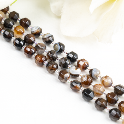 Black Sulemani Faceted Prism Cut Beads – For Jewelry Making