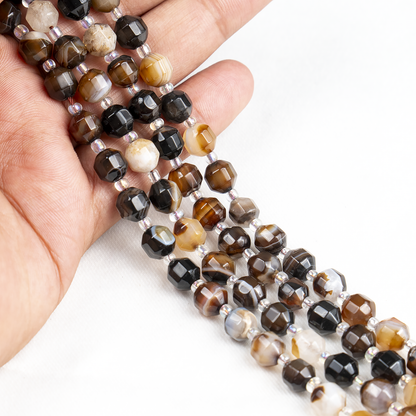Black Sulemani Faceted Prism Cut Beads – For Jewelry Making