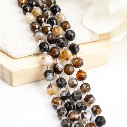 Black Sulemani Faceted Prism Cut Beads – For Jewelry Making