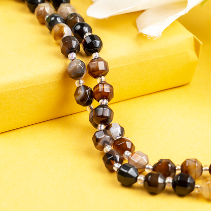 Black Sulemani Faceted Prism Cut Beads – For Jewelry Making