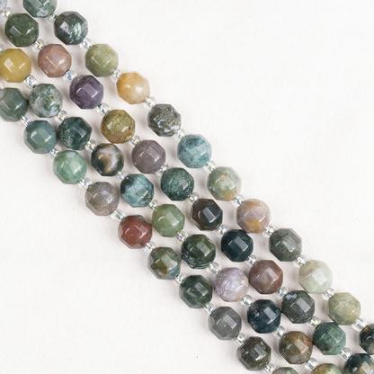 Fancy Jasper Faceted Prism Cut Beads For Jewelry Making