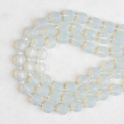 Opal Faceted Prism Cut Beads For Jewelry Making  DestGlow