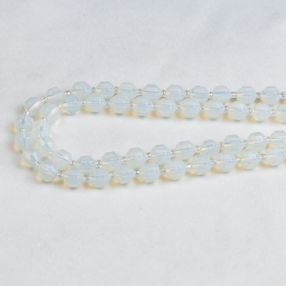 Opal Faceted Prism Cut Beads For Jewelry Making  DestGlow