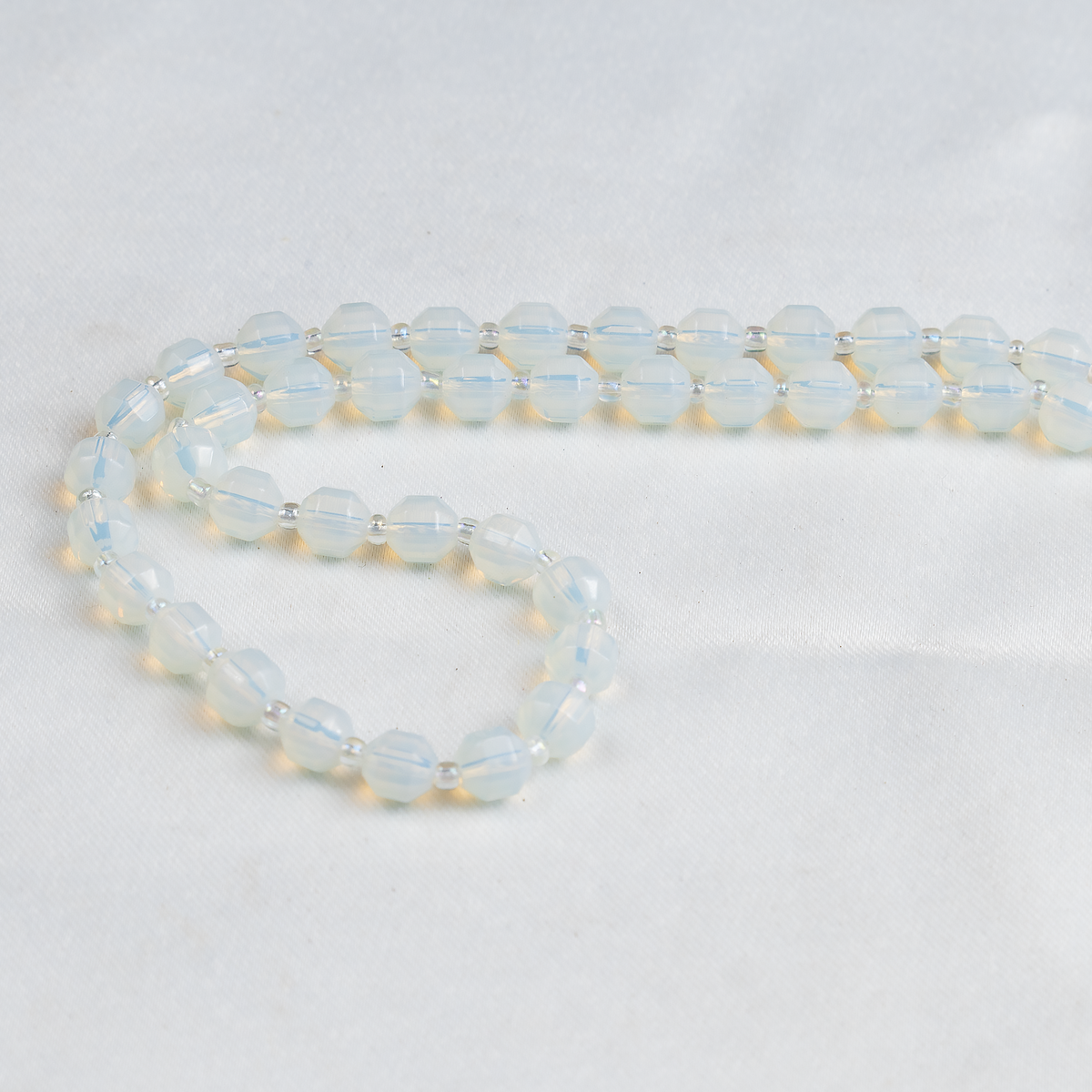 Opal Faceted Prism Cut Beads For Jewelry Making  DestGlow
