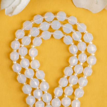 Opal Faceted Prism Cut Beads For Jewelry Making  DestGlow