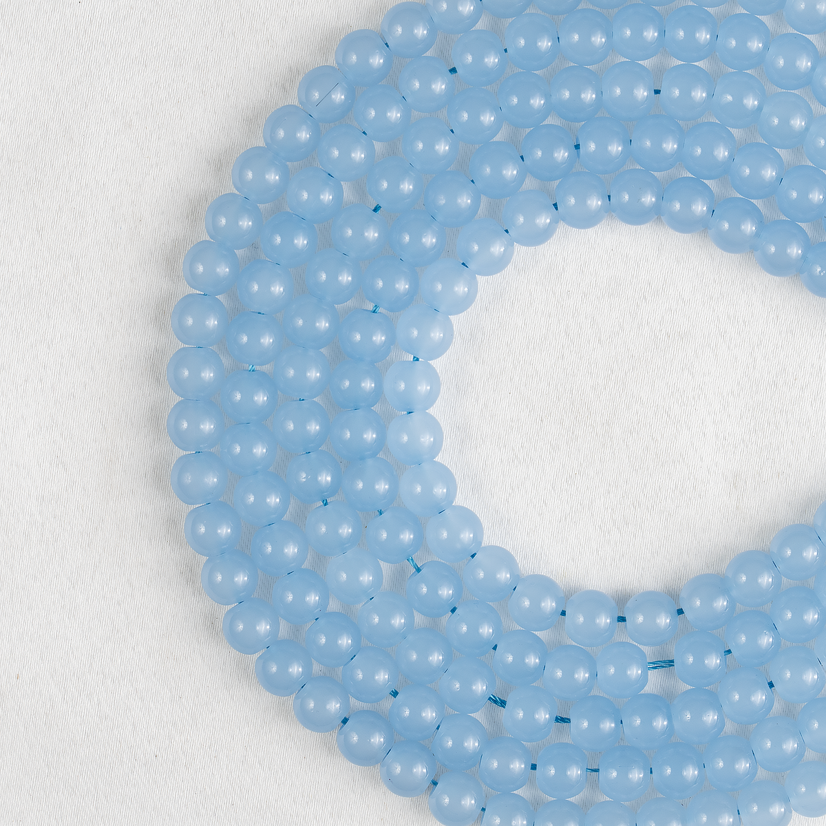 Chalcedony  Dyed Beads, Natural Round Crystal Beads 6mm to 10mm  DestGlow