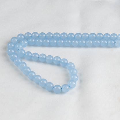 Chalcedony  Dyed Beads, Natural Round Crystal Beads 6mm to 10mm