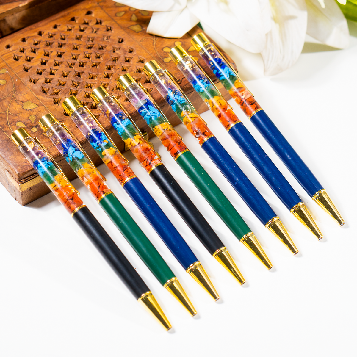 7Chakra Crystal Pen, Manifestation Pen, Healing Pen  DestGlow