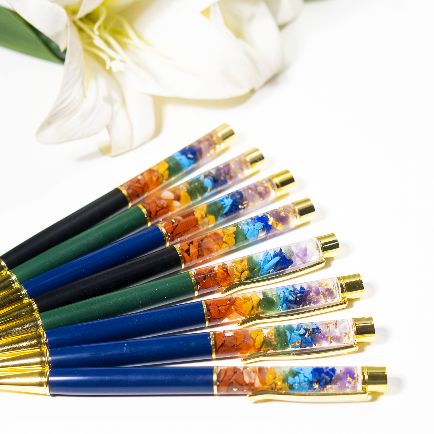 7Chakra Crystal Pen, Manifestation Pen, Healing Pen  DestGlow