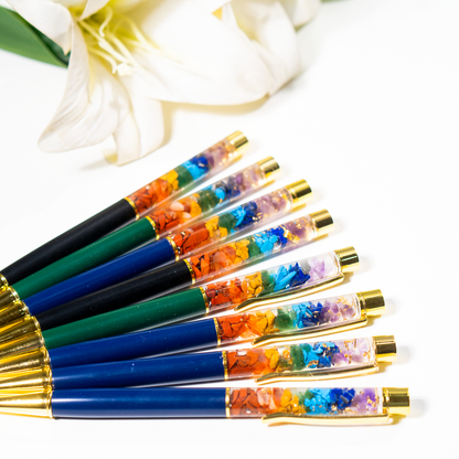 7Chakra Crystal Pen, Manifestation Pen, Healing Pen  DestGlow