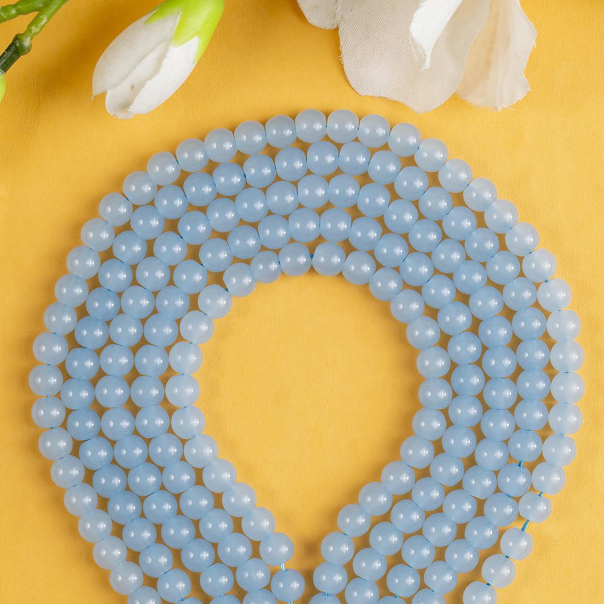 Chalcedony  Dyed Beads, Natural Round Crystal Beads 6mm to 10mm
