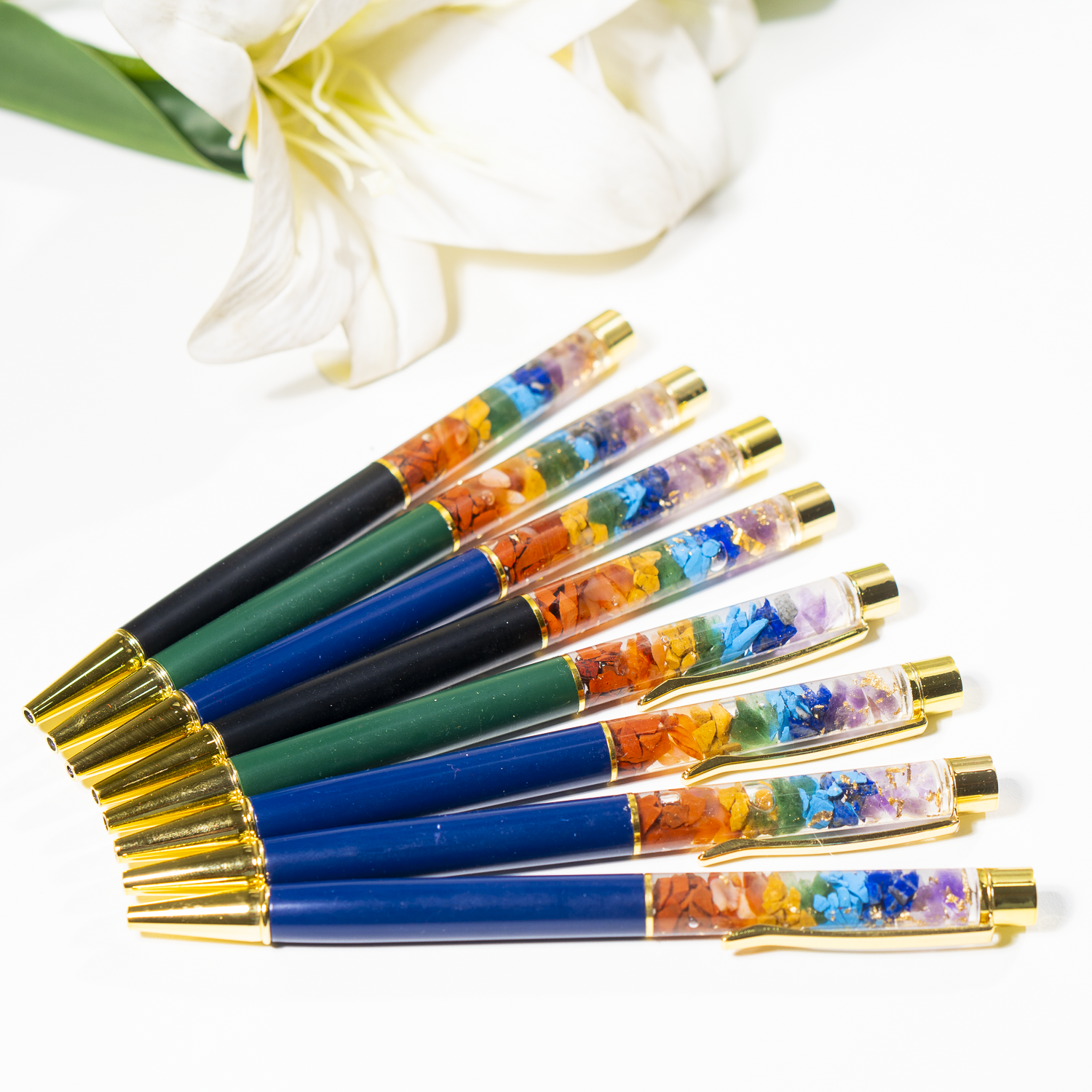 7Chakra Crystal Pen, Manifestation Pen, Healing Pen  DestGlow