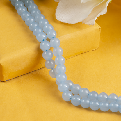 Chalcedony  Dyed Beads, Natural Round Crystal Beads 6mm to 10mm