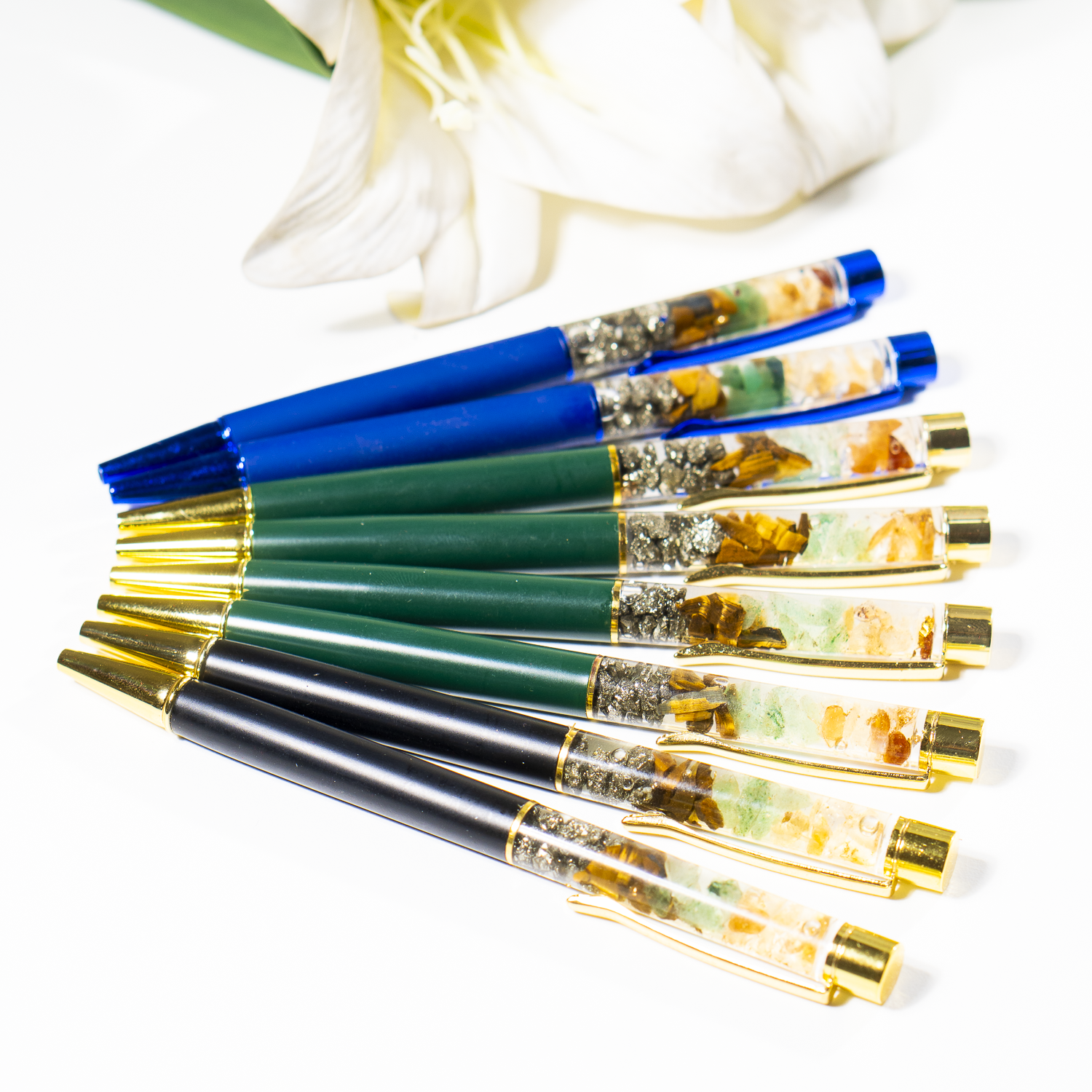 Money Magnet Crystal Pen, Crystal Healing Pen, Aura Pens.