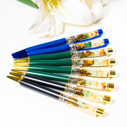Money Magnet Crystal Pen, Crystal Healing Pen, Aura Pens.