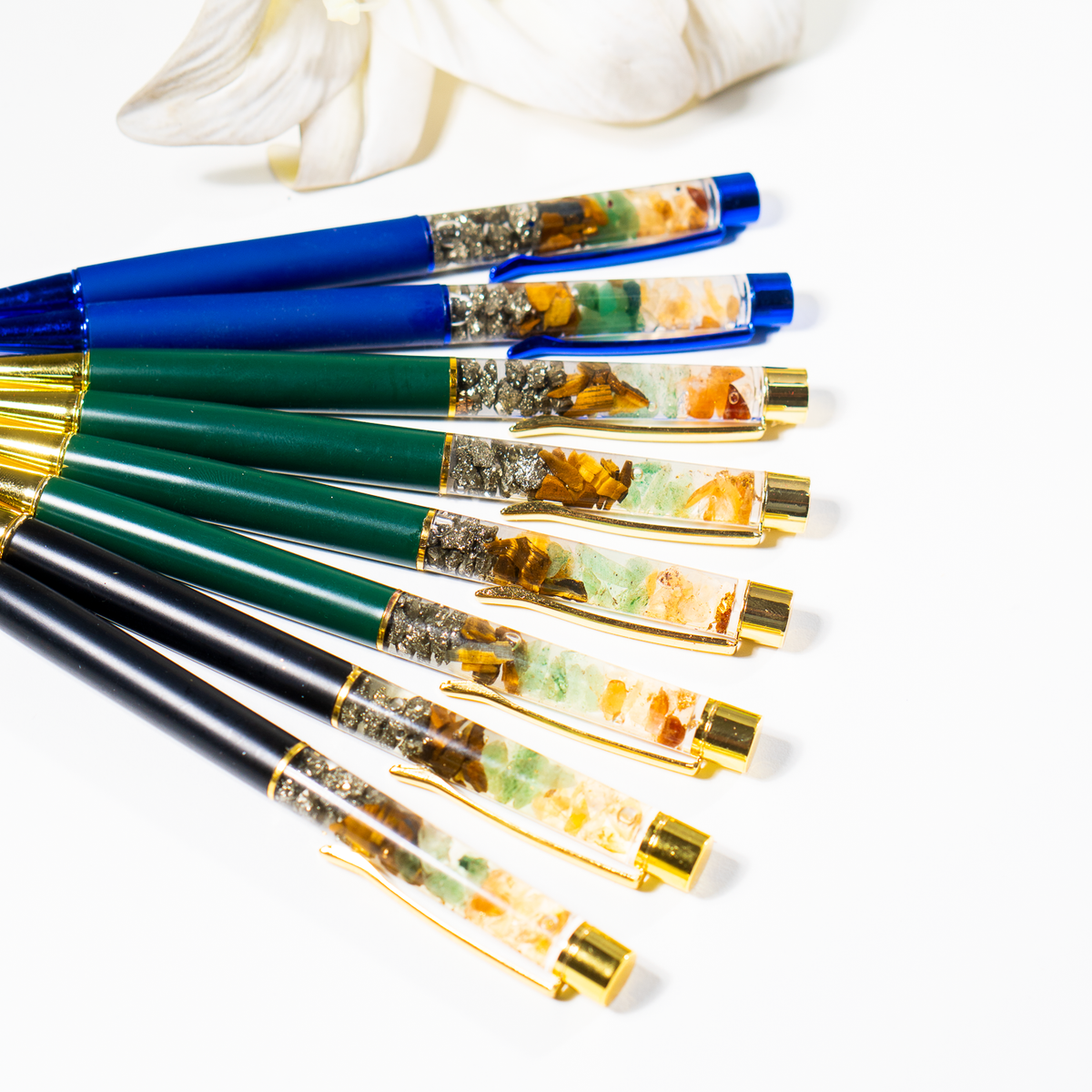 Money Magnet Crystal Pen, Crystal Healing Pen, Aura Pens.