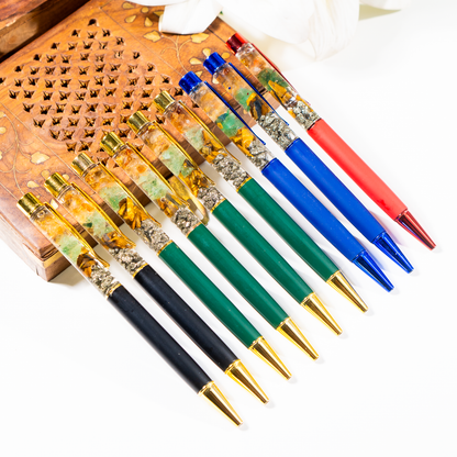 Money Magnet Crystal Pen, Crystal Healing Pen, Aura Pens.