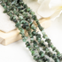 Uncut Raw Emerald Crystal Chip Beads for Necklace (Intuition and Power)  DestGlow