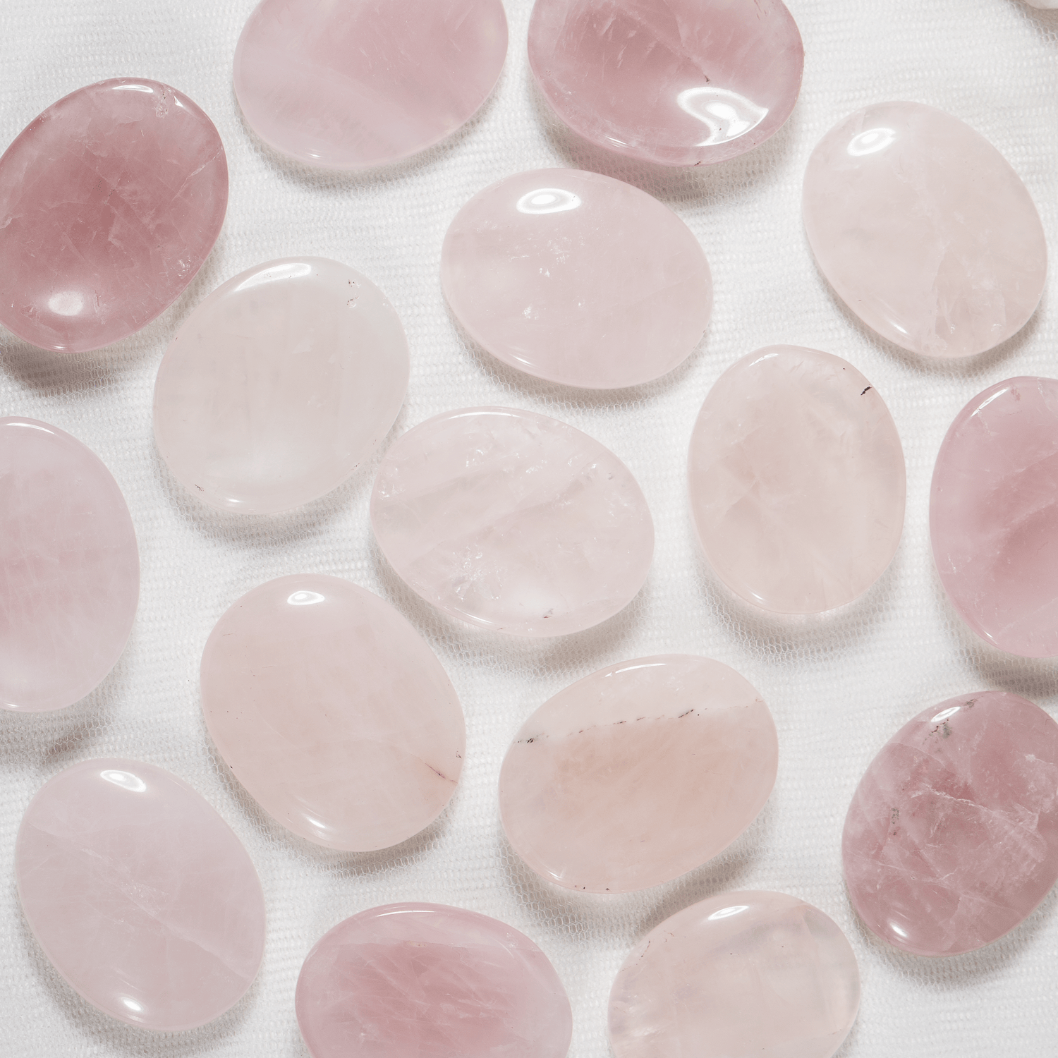Rose Quartz Pocket Stones (Anxiety Relief and Relaxation)  DestGlow