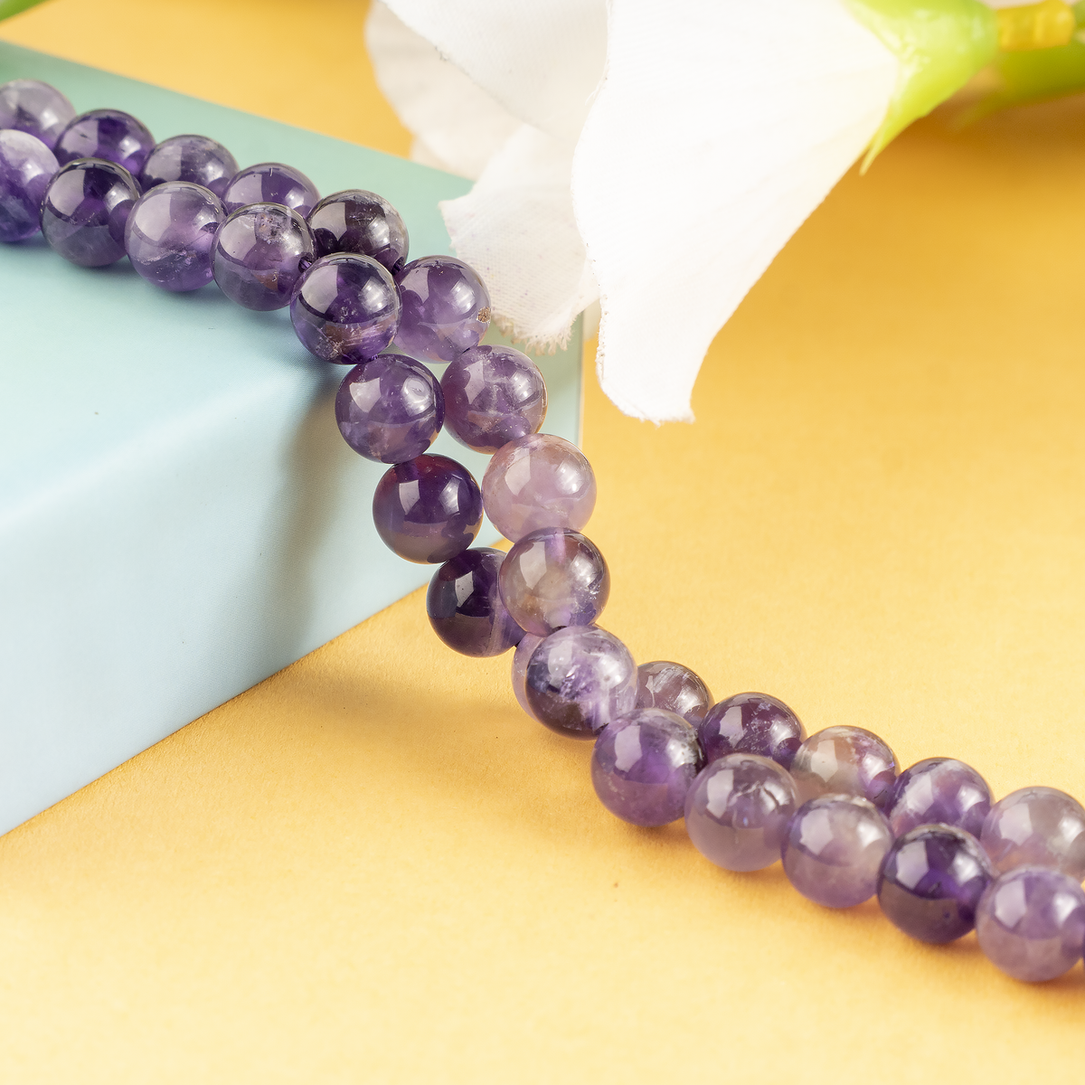 Amethyst Beads, Natural Round Crystal Beads 4mm to 14mm  DestGlow