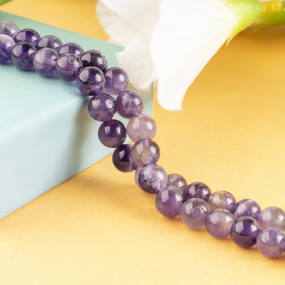 Amethyst Beads, Natural Round Crystal Beads 4mm to 14mm  DestGlow