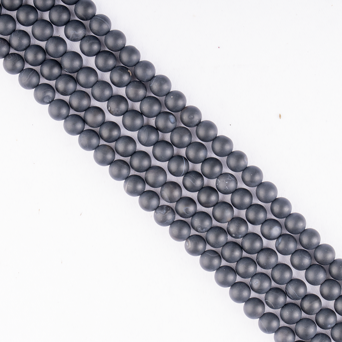 Matt Black Onyx Beads, Natural Round Crystal Beads 6mm to 10mm