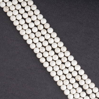 Copper Howlite Beads, Natural Round Crystal Beads 6mm to 10mm  DestGlow