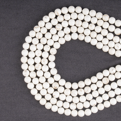 Copper Howlite Beads, Natural Round Crystal Beads 6mm to 10mm  DestGlow