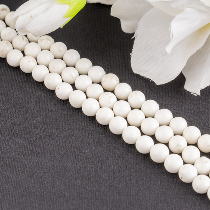 Copper Howlite Beads, Natural Round Crystal Beads 6mm to 10mm  DestGlow