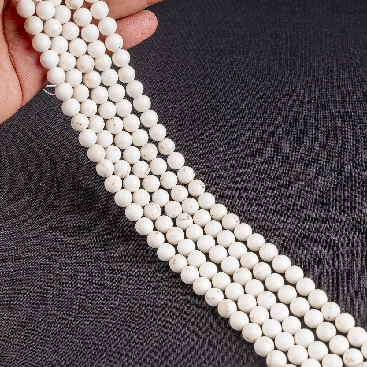 Copper Howlite Beads, Natural Round Crystal Beads 6mm to 10mm  DestGlow