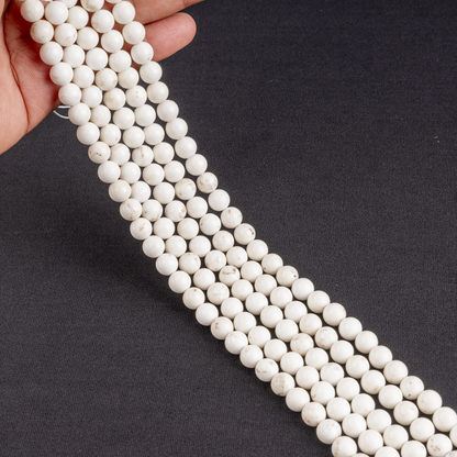 Copper Howlite Beads, Natural Round Crystal Beads 6mm to 10mm  DestGlow