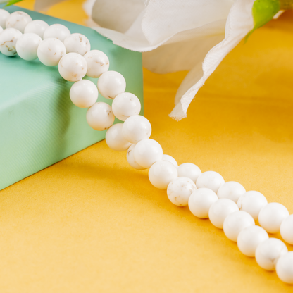 Copper Howlite Beads, Natural Round Crystal Beads 6mm to 10mm  DestGlow